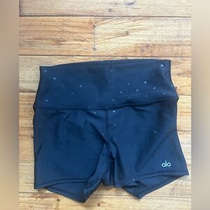 ALO Yoga Women's Black High-Waist Shorts